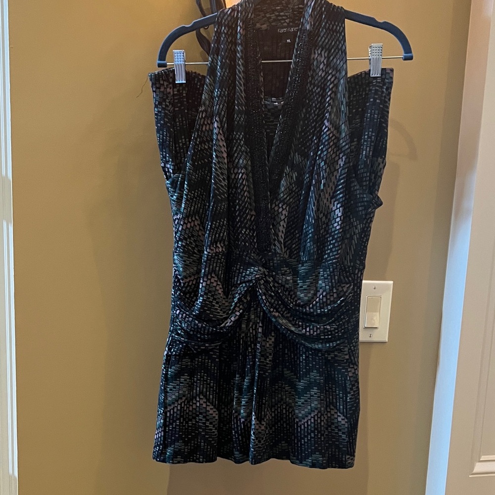 Karen Kane Multicolor Geometric Dress